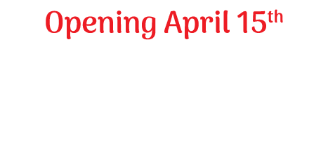 Opening April 15th Beer & Wine 3pm - 8pm