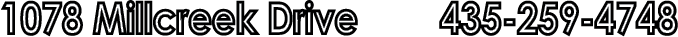 1078 Millcreek Drive 435-259-4748