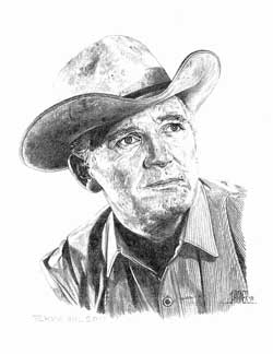 Terry Wilson as drawn by John Hagner