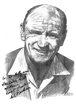Drawing Gil Perkins drawn by artis of the stars John Hagner