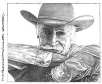 Dick Farnsworth drawing by John Hagner