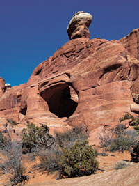 Tower Arch in Arches National Park