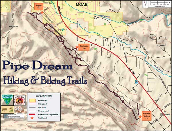 Pipe Dream Trail Map