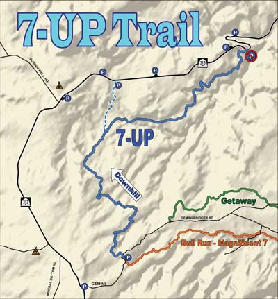7Up Trail Map