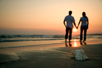 couple at sunset image